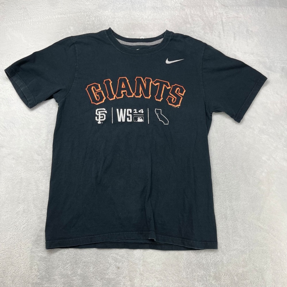 San Francisco Giants 2014 World Series Nike T-Shirt Black Sports‎ Men's - Small